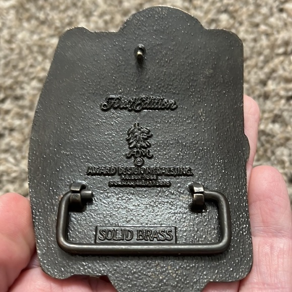 First edition American made ADM brass buckle - Picture 4 of 6